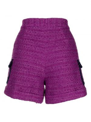 Tweed shorts Edward Achour Paris lila
