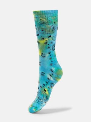 Памучни чорапи Alanui синьо