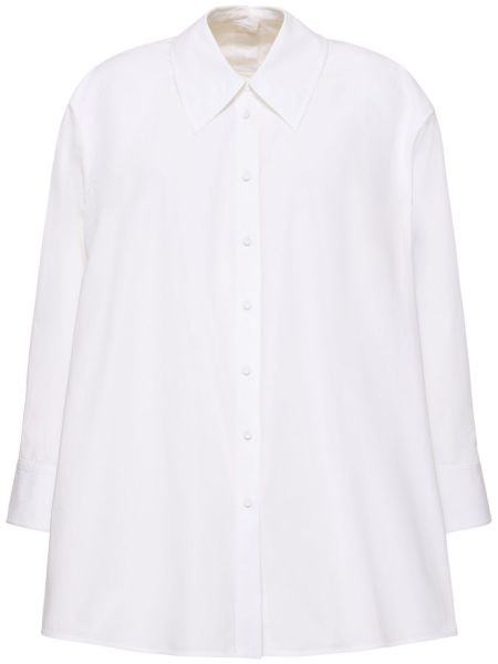 Oversized πουκάμισο Jil Sander λευκό