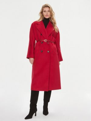 Oversized kabát Imperial piros