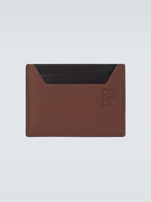 Usnjena denarnica Loewe rjava