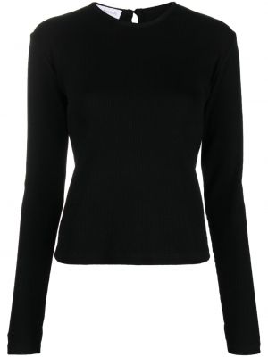 Einfarbiger sweatshirt Ioana Ciolacu schwarz