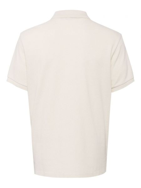 Poloshirt mit reißverschluss aus baumwoll Barbour weiß