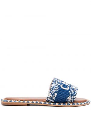 Sandále De Siena Shoes modrá