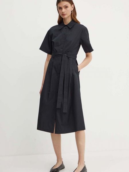 Pamučna mini haljina Max&co crna