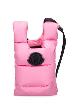 Τσάντα ώμου Moncler ροζ