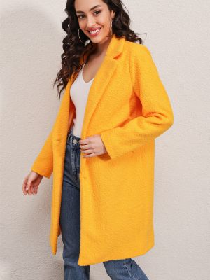 Oversized παλτό Bigdart κίτρινο