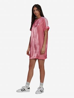 Сатинова сукня Adidas, рожева