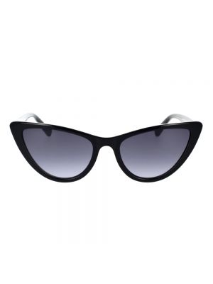 Okulary przeciwsłoneczne w serca Moschino czarne