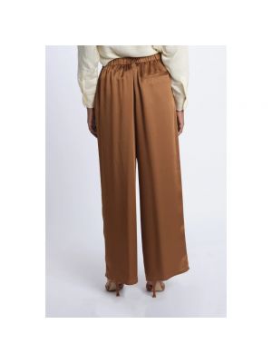 Pantalones bootcut Pomandère marrón