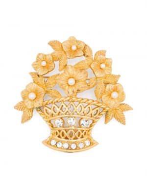 Brosa Christian Dior auriu