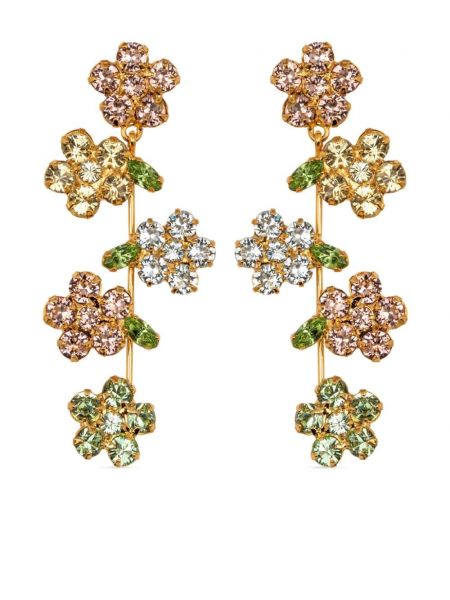 Σκουλαρίκια με πετραδάκια επιχρυσωμένα Jennifer Behr χρυσό