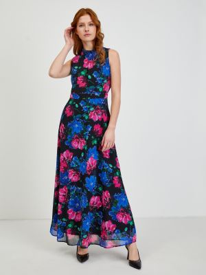 Rochie lunga cu model floral Orsay