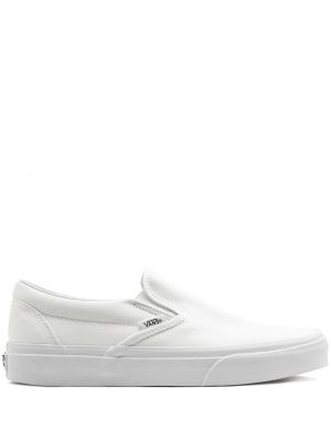 Klassisk skli på slip-on sneakers Vans hvit