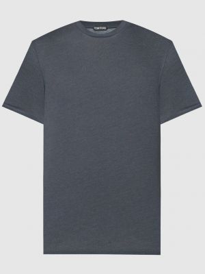Вишита футболка Tom Ford сіра