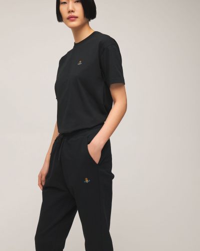 Tricou din jerseu Vivienne Westwood negru