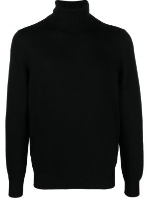 Sweter wełniany Fileria czarny
