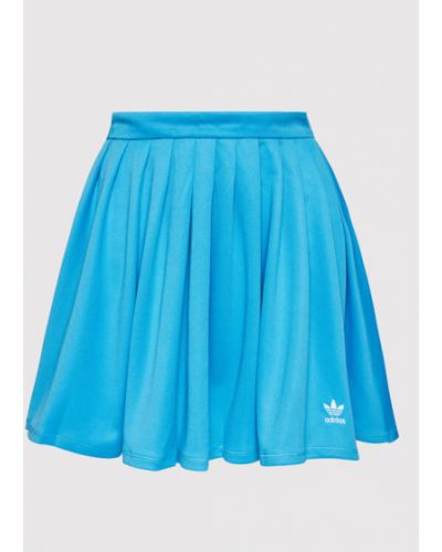 Plisované sukně relaxed fit Adidas modré