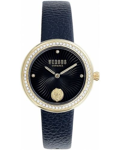 Кожаные с ремешком часы Versus Versace, синие