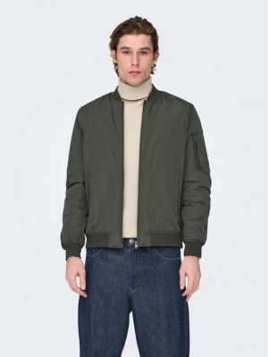 Giacca bomber Only & Sons cachi