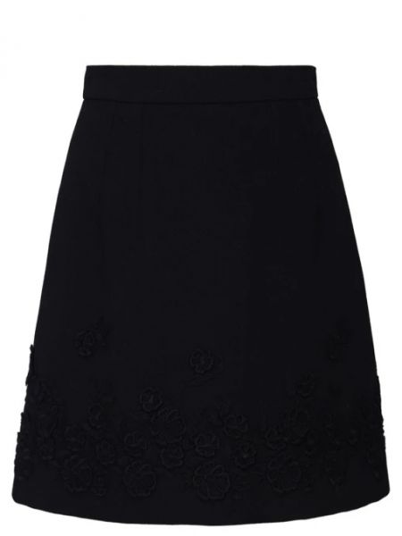 Кружевная юбка мини Dolce & Gabbana черная
