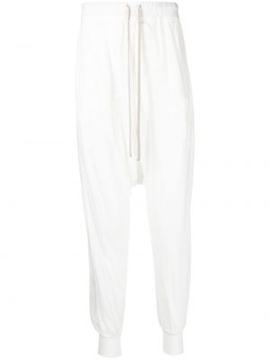 Pantalon en coton Rick Owens Drkshdw blanc