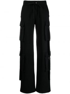 Pantalon cargo en coton avec poches Blumarine noir