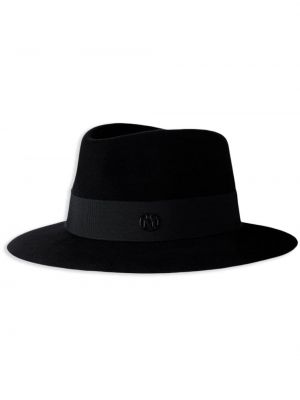 Plstěný klobouk Maison Michel černý