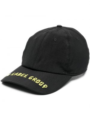 Cappello con visiera ricamato 44 Label Group nero