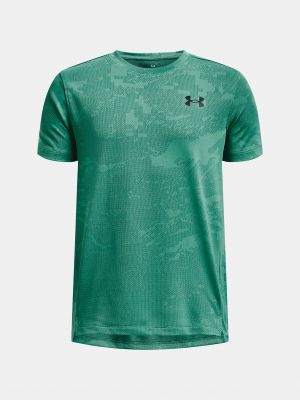 Žakárové športové tričko Under Armour zelená