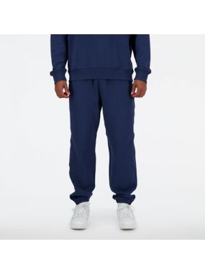 Pantalon de joggings en coton New Balance bleu