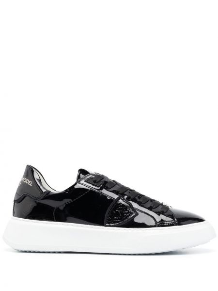 Leder sneaker Philippe Model Paris schwarz