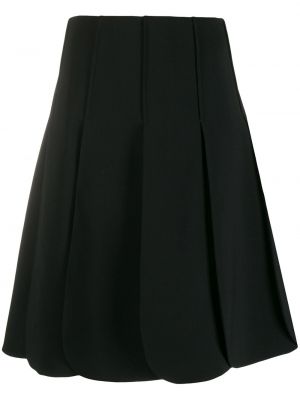 Falda plisada Valentino negro