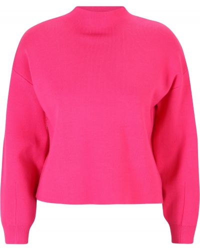 Viskózový nylonový priliehavý sveter Y.a.s Petite - ružová