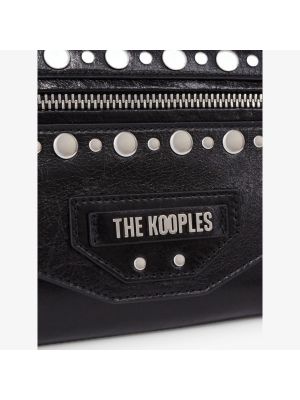 Кожаная сумка The Kooples черная