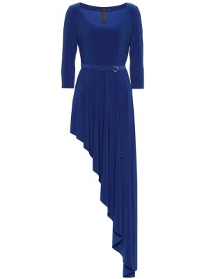 Трикотажное платье Norma Kamali, синее