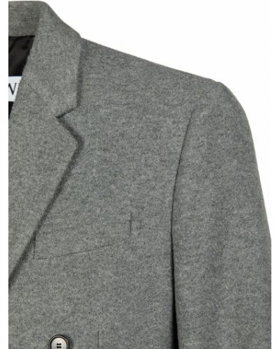 Vlněné sako jersey Loewe šedé