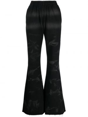 Pantaloni con stampa tie-dye Ground Zero nero