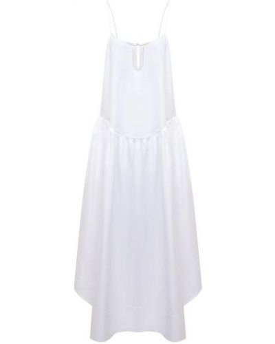 Хлопковое платье Khaite - Белый