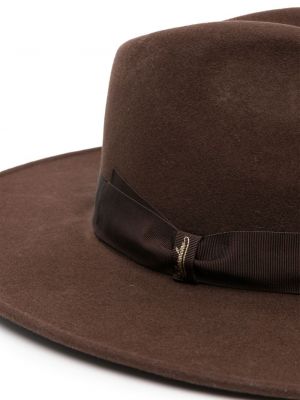 Plstěný klobouk Borsalino hnědý