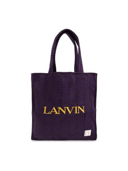 Borsa shopper Lanvin viola