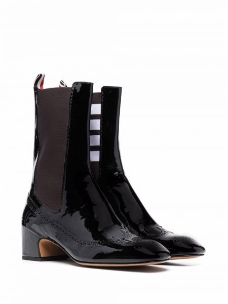 Ankle boots w paski Thom Browne czarne