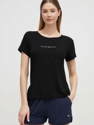 Рубашка Emporio Armani Underwear черная