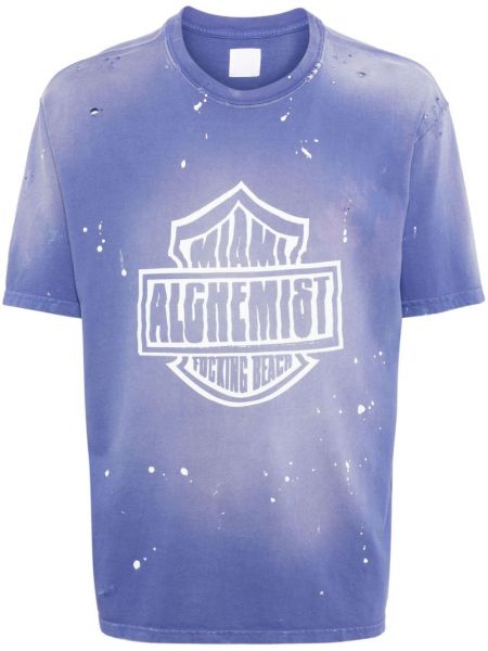 T-shirt Alchemist bleu