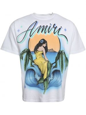 T-shirt aus baumwoll Amiri weiß