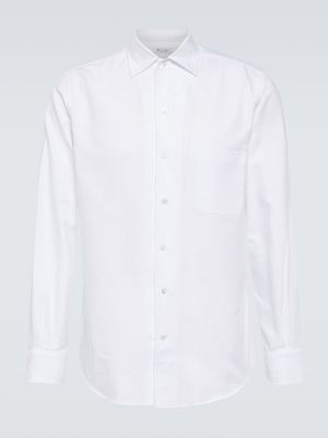 Medvilninė marškiniai Loro Piana balta