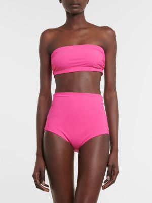 Bikini cu talie înaltă Karla Colletto roz
