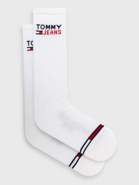 Чорапи Tommy Jeans бяло
