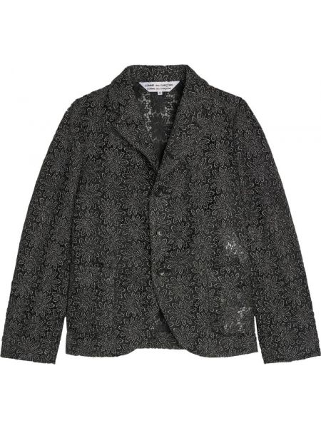 Кружевная куртка Comme Des Garçons черная