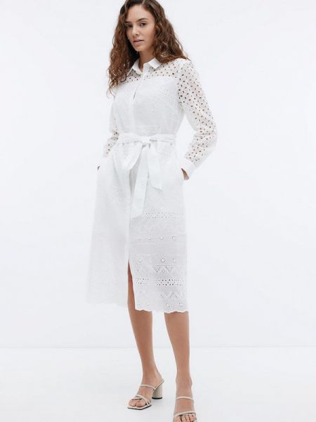 Платье-рубашка Baon белое